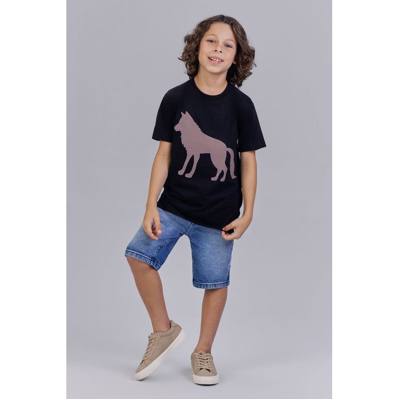 Camiseta-Lobo-Menino-Acostamento-Kids