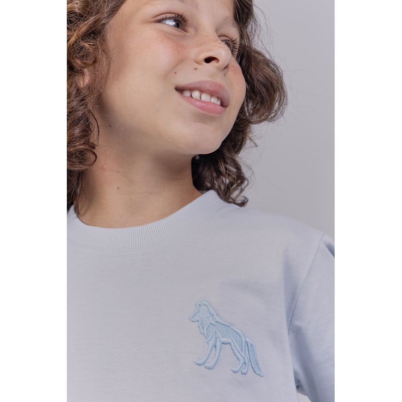 Camiseta-Lobo-Bordado-Menino-Acostamento-Kids