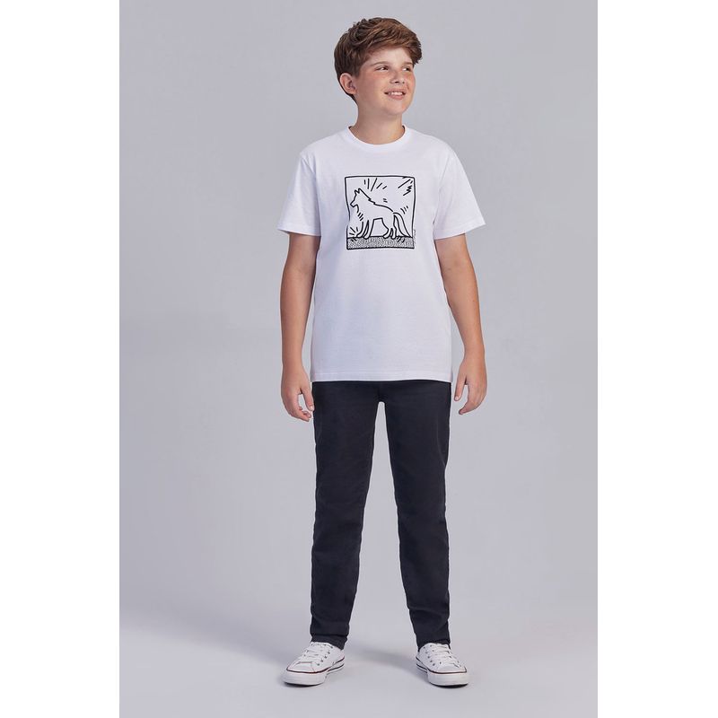 Camiseta-Comic-Drawing-Young-Menino-Acostamento
