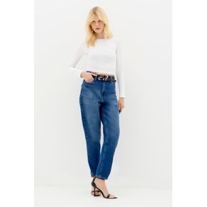Calca-Jeans-Mom-Escura-Feminina-Inblanche Calca-Jeans-Mom-Escura-Feminina-Inblanche