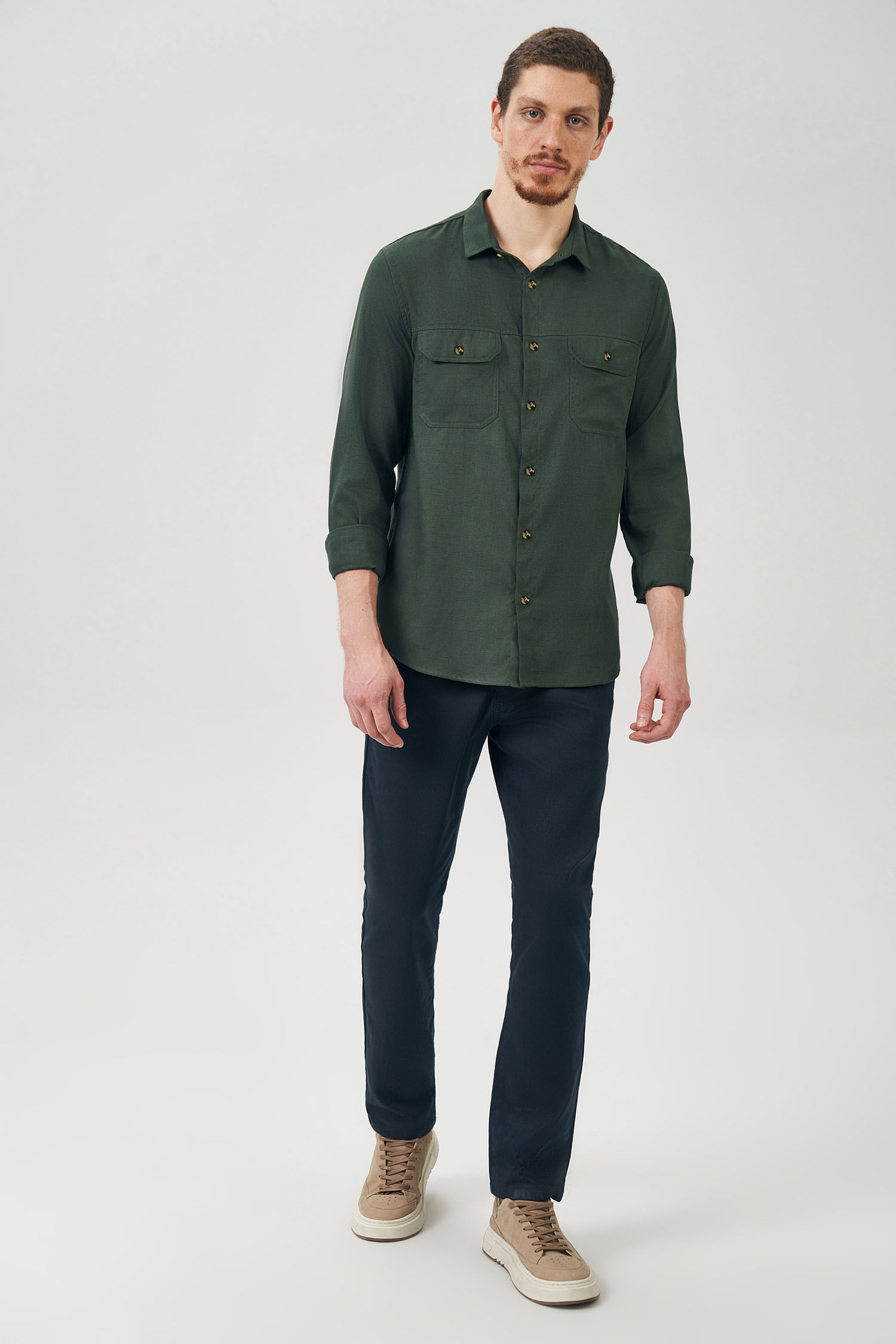 Camisa Pocket Lux Masculina Acostamento