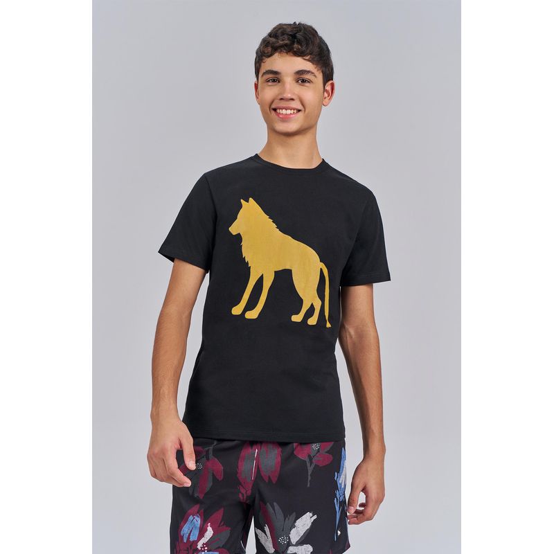 Camiseta-Lobo-Color-Menino-Acostamento-Next