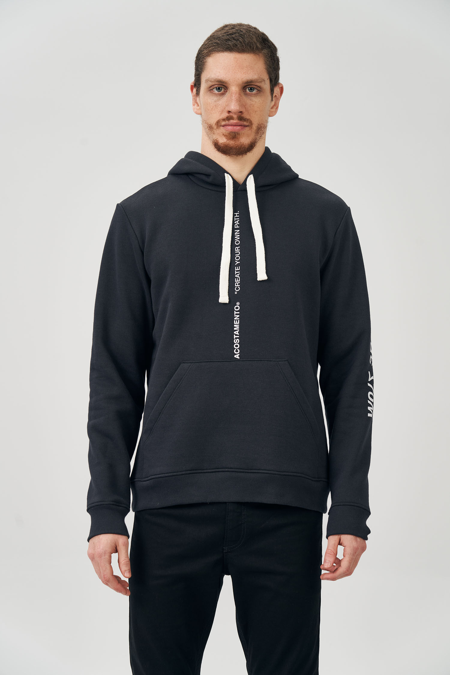 Blusão Moletom Canguru Masculino Acostamento