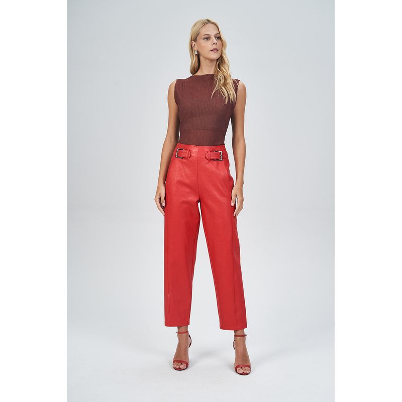 Calca-Detalhe-Fivelas-PU-Feminina-Acostamento