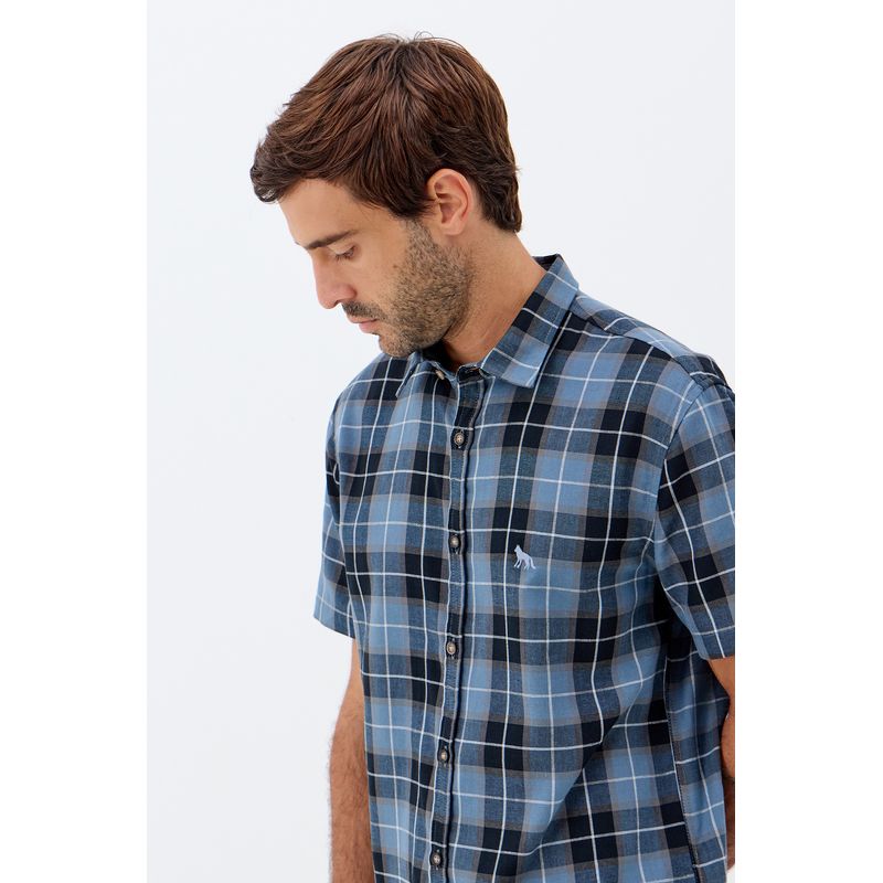 Camisa-Xadrez-Manga-Curta-Masculina-Acostamento