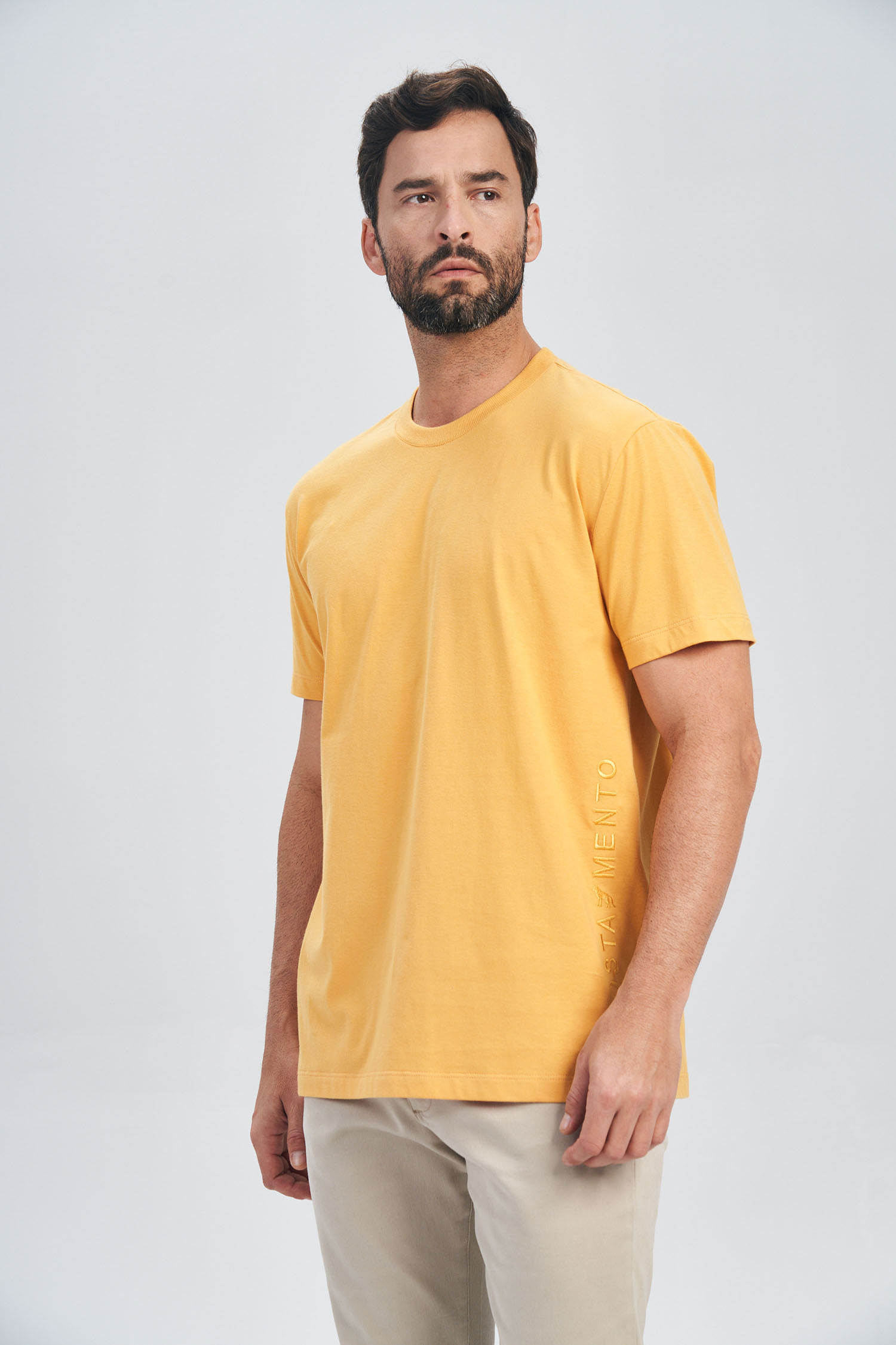 Camiseta Lettering Lateral Masculina Acostamento
