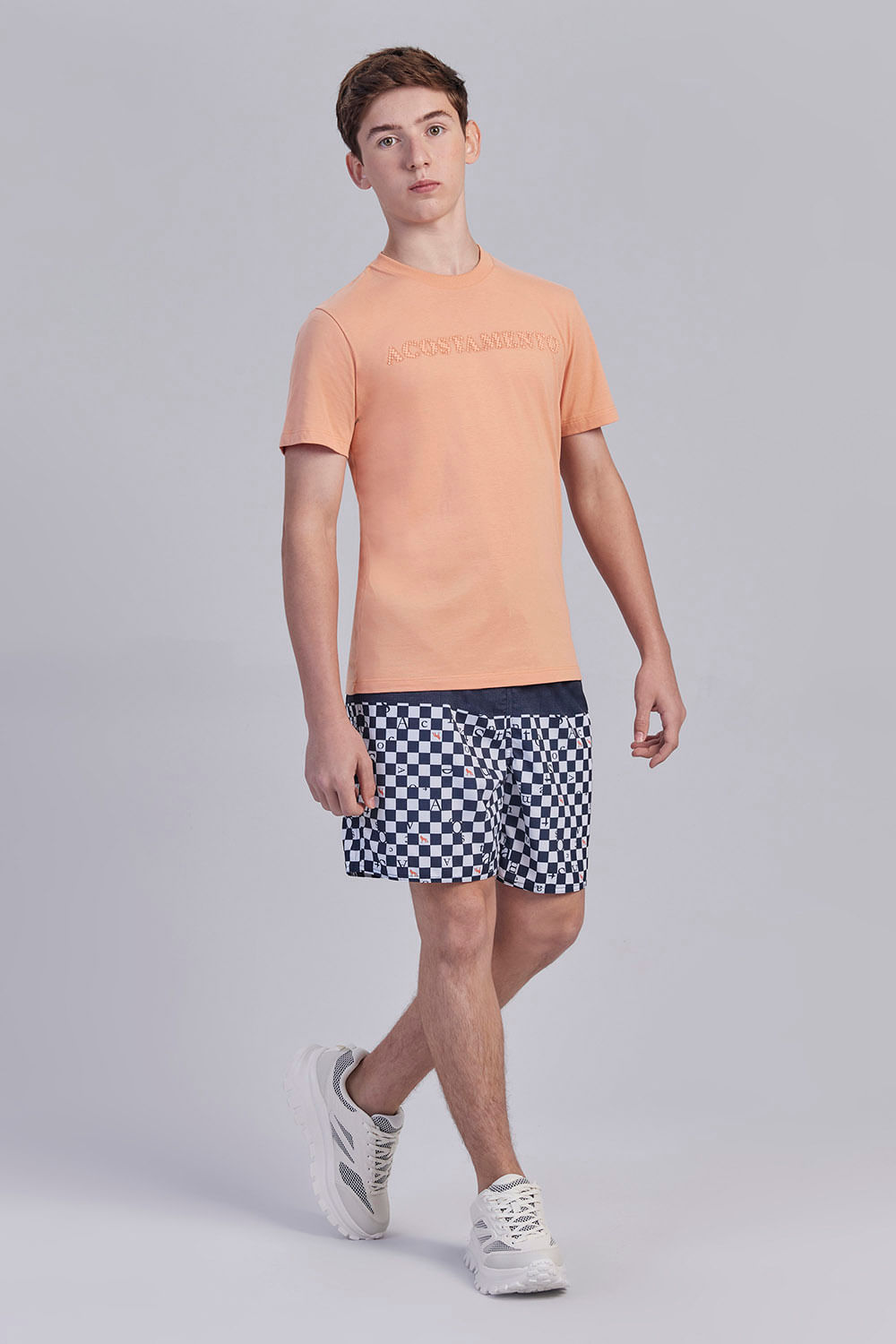 Short Xadrez Menino Acostamento Next