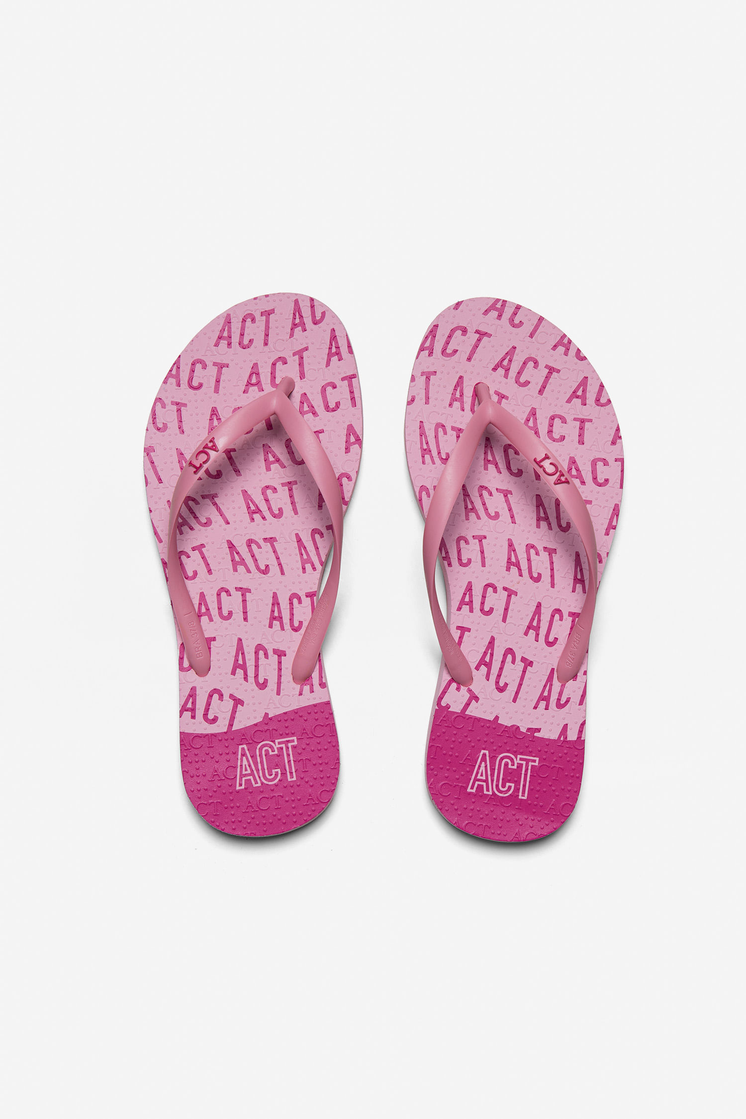 Chinelo Letters Curve Feminino Acostamento