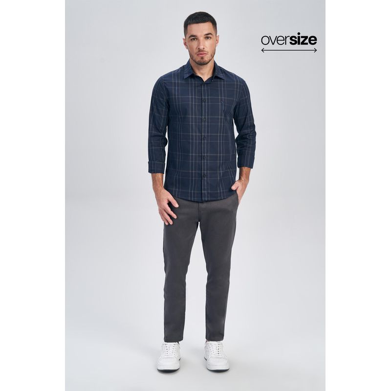 Camisa-Xadrez-Social-Masculina-Oversize-Acostamento