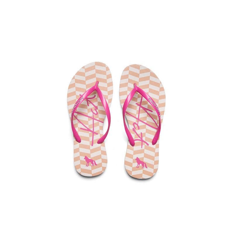 Chinelo-Check-com-Lettering-ACT-Feminino