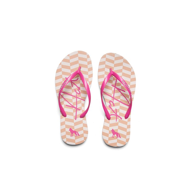 Chinelo-Check-com-Lettering-ACT-Feminino