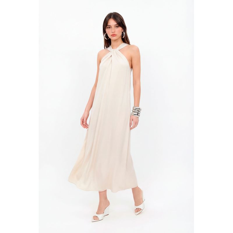 Vestido-Midi-com-Torcao-Feminino-Inblanche