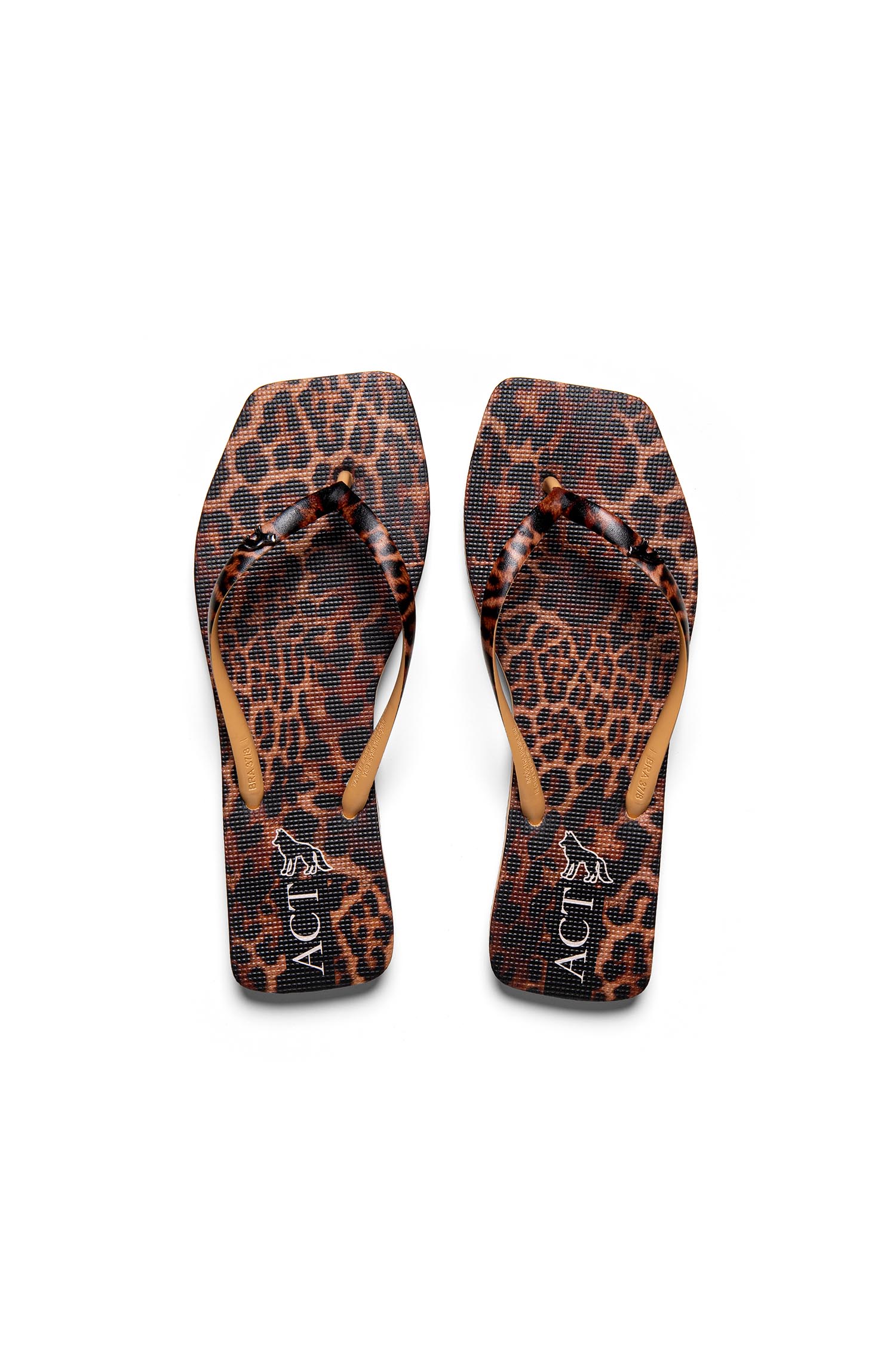 Chinelo Square Animal ACT Feminino