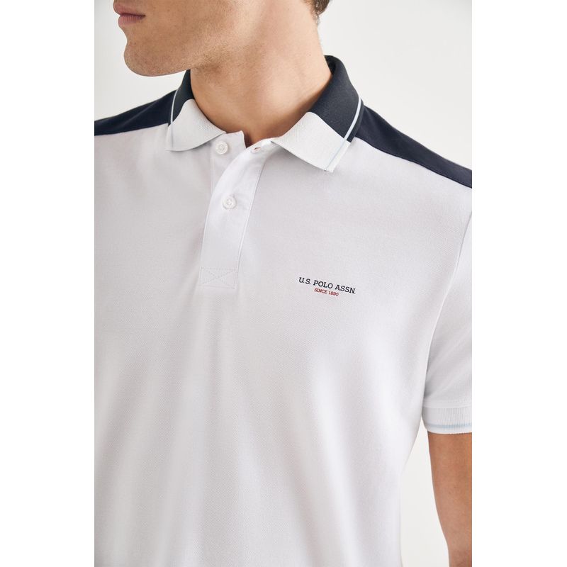 Camisa-Polo-com-Recorte-Masculina