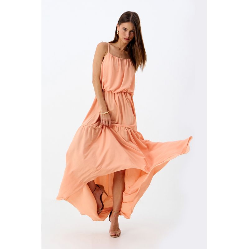 Vestido-Longo-Busto-Balone-Franzido-ACT-Feminino