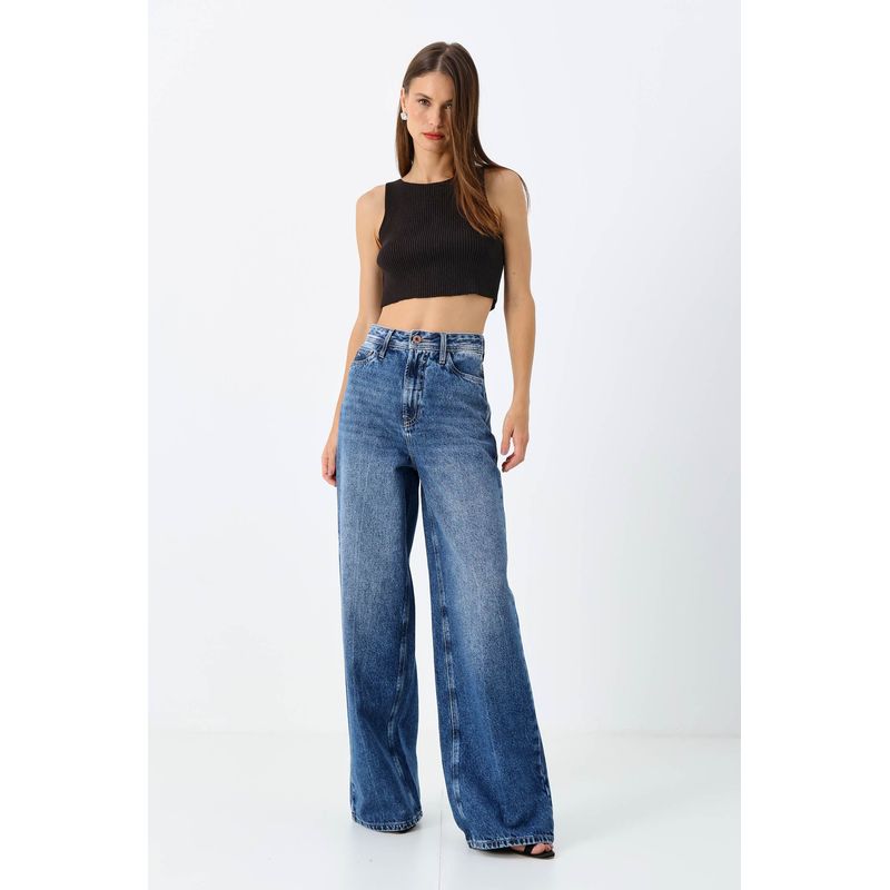 Calca-Jeans-Wide-Leg-Cintura-Alta-ACT-Feminino