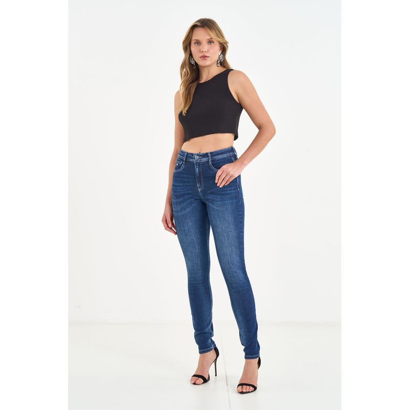 Calca-Jeans-Skinny-Escura-ACT-Feminino