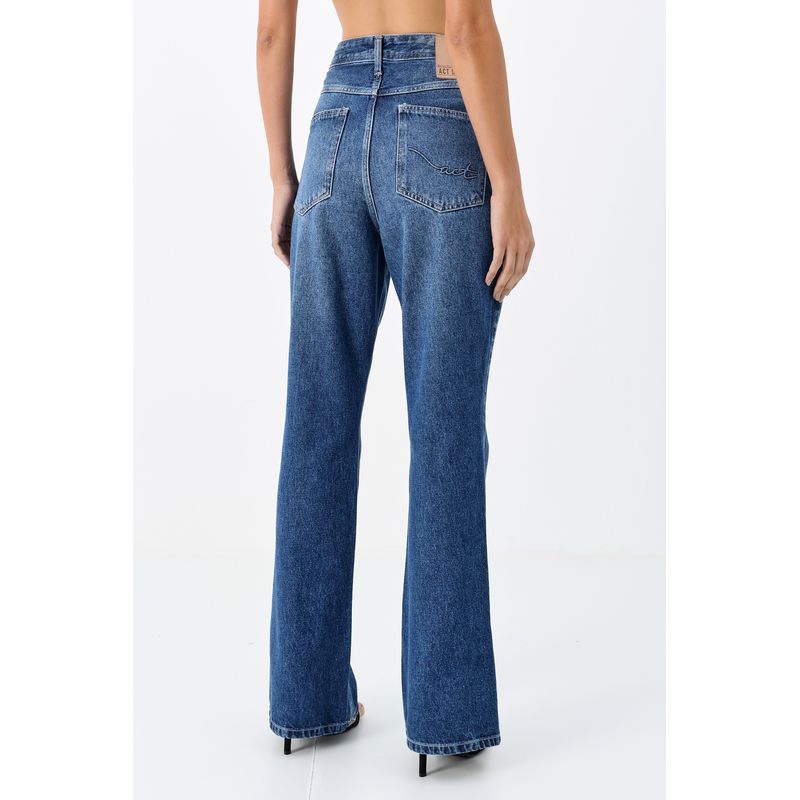 Calca-Jeans-Flare-Loose-Fit-ACT-Feminino