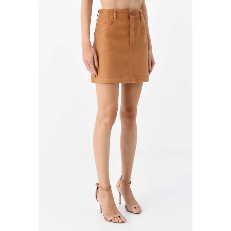 Saia-Curta-de-Sarja-com-Elastano-ACT-Feminino