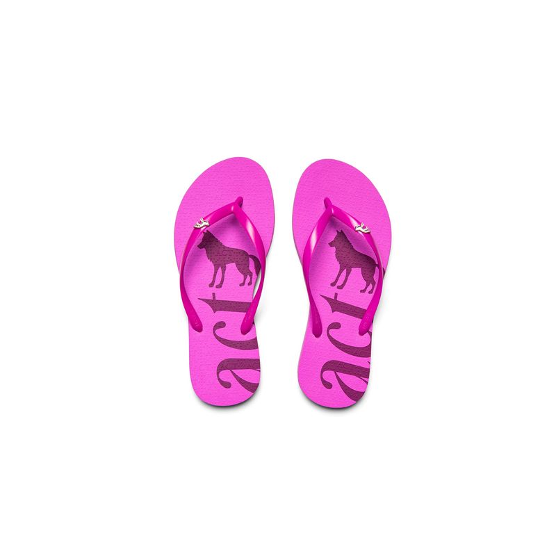 Chinelo-Texturizado-Letter-Minimal-ACT-Feminino