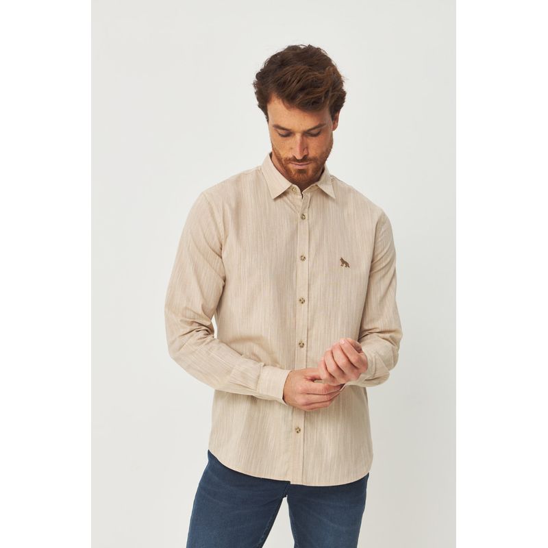 Camisa-Manga-Longa-Texturizada-Masculino-Acostamento