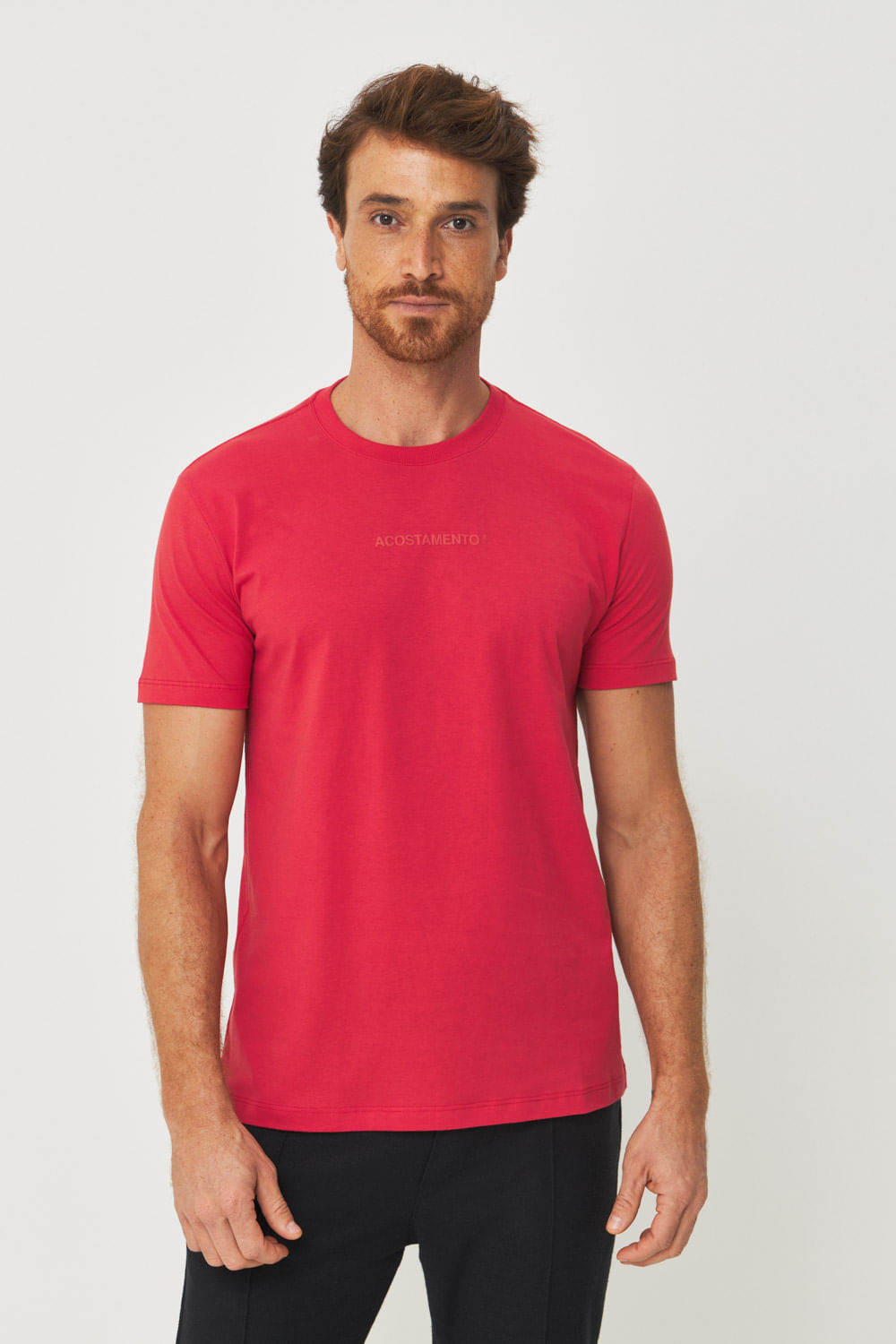 Camiseta Lettering Masculina Acostamento