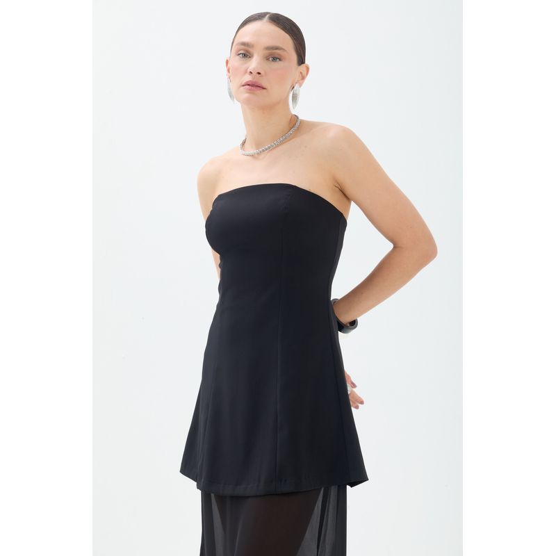 Vestido-Elegante-Sem-Alca-Fluido-ACT-Feminino