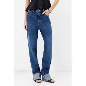 Calca-Jeans-Straight-Barra-Dobra-Feminina-Inblanche Calca-Jeans-Straight-Barra-Dobra-Feminina-Inblanche