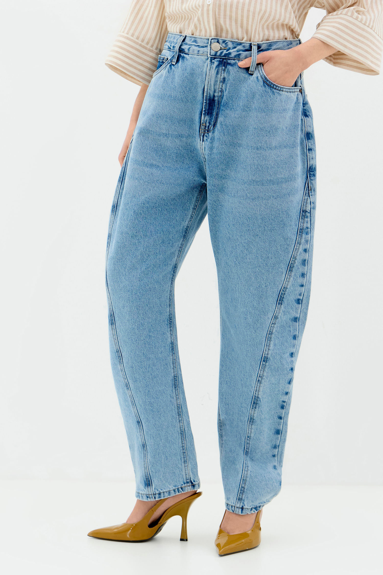 Calça Jeans Barrel Clara Feminina Inblanche