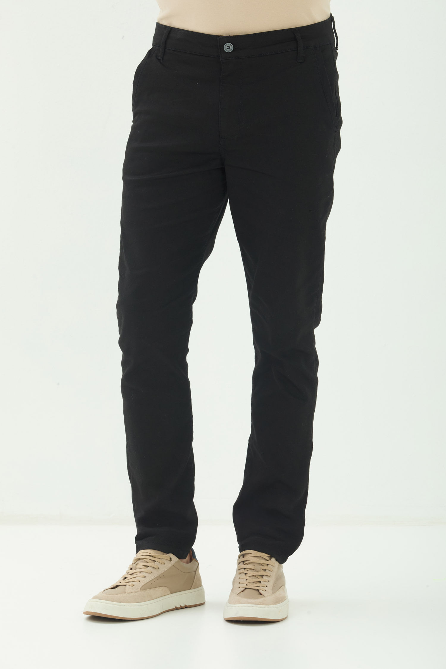 Calça Sarja Elegante Masculina Acostamento