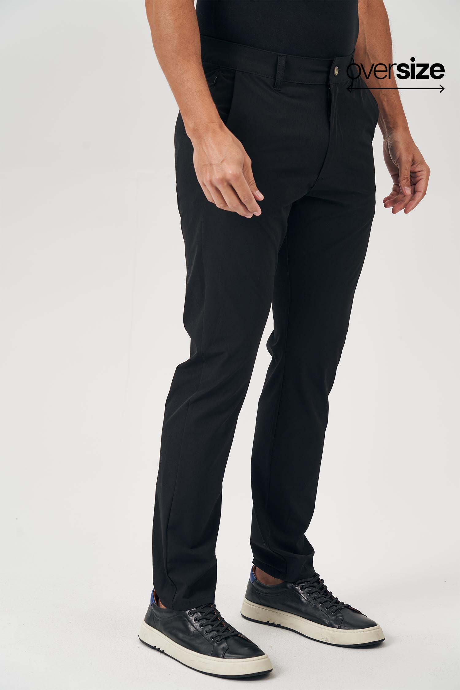Calça Chino Poliamida UV Masculina Oversize Acostamento