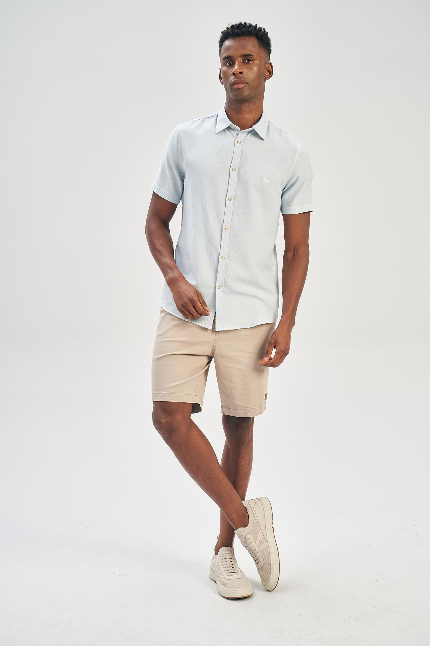 Camisa Linho Classic Masculina Acostamento