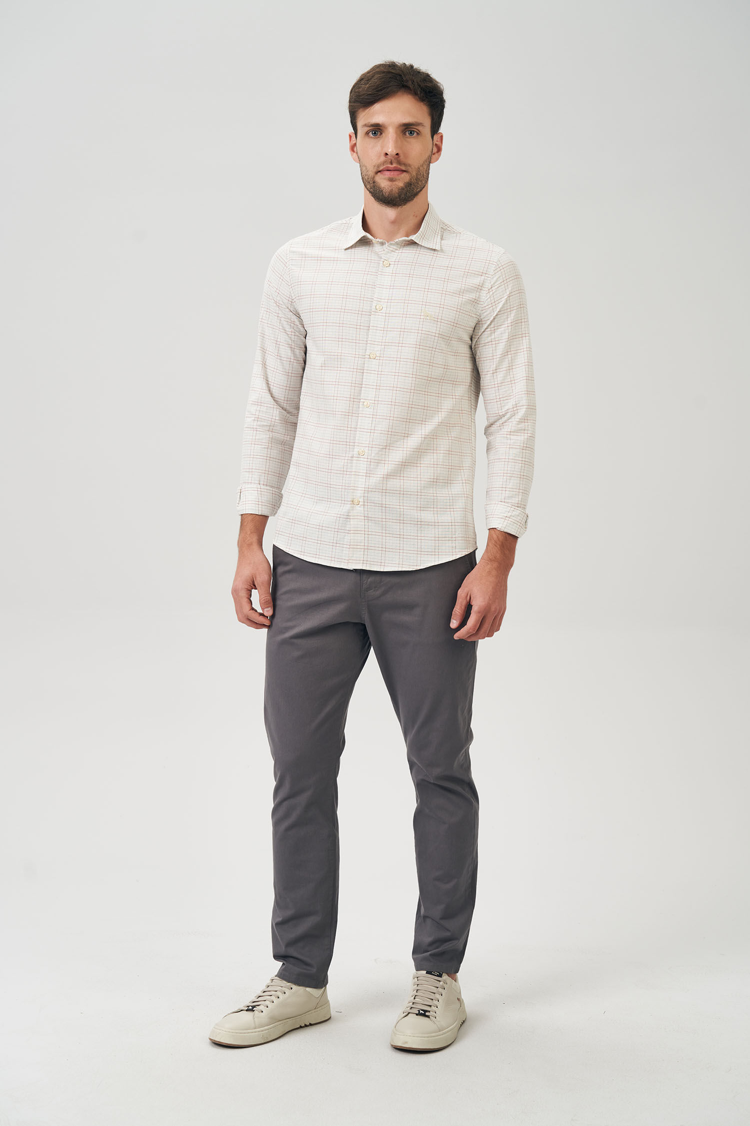 Camisa Xadrez Nature Masculina Acostamento