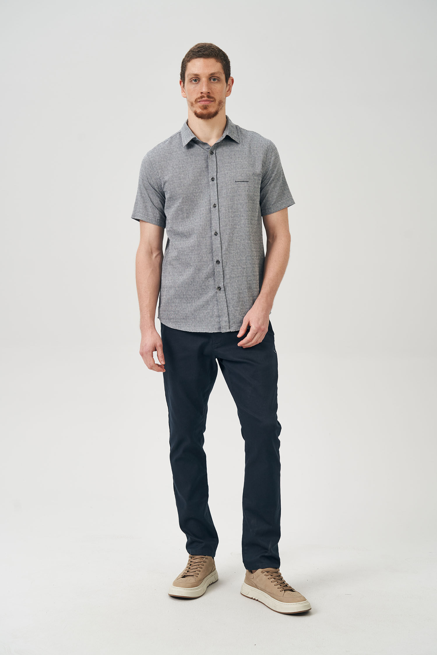 Camisa Básica Venice Maq Masculina Acostamento