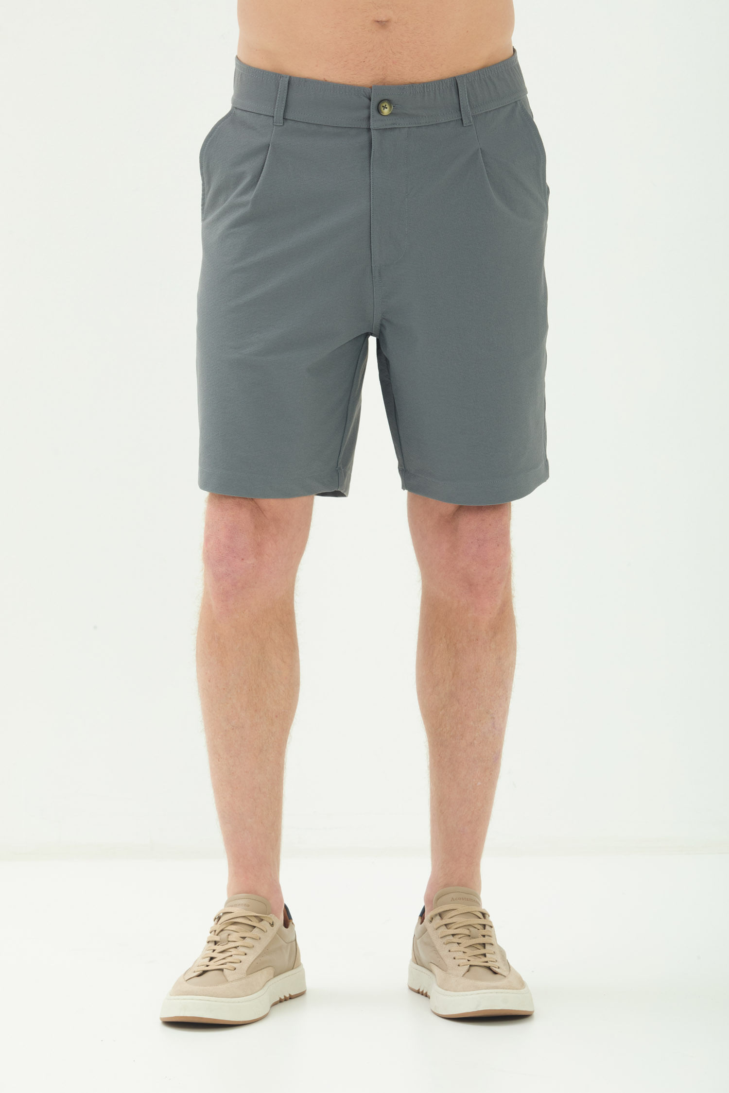 Bermuda Casual Com Bolso Masculina Acostamento