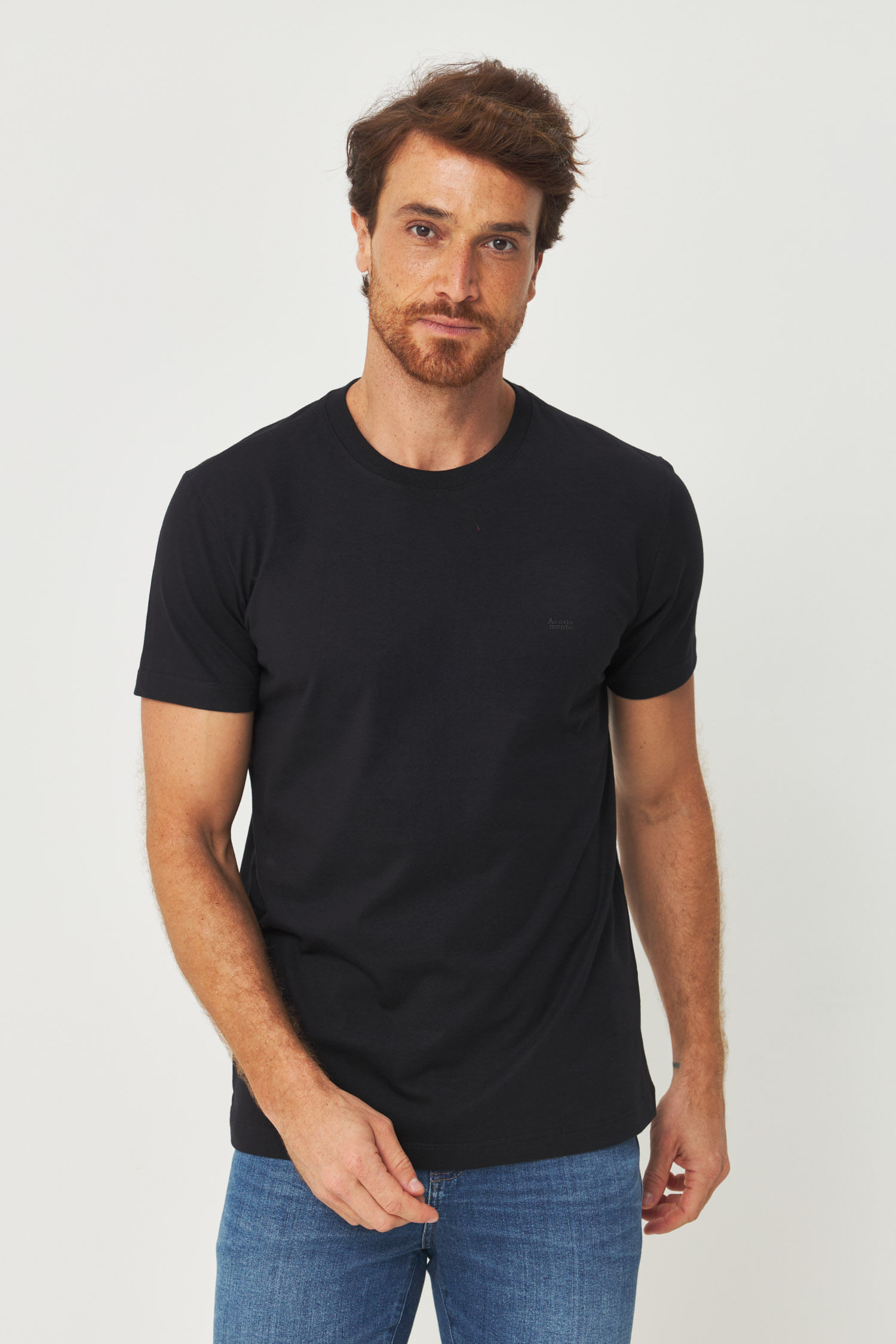 Camiseta Básica Clean Masculina Acostamento