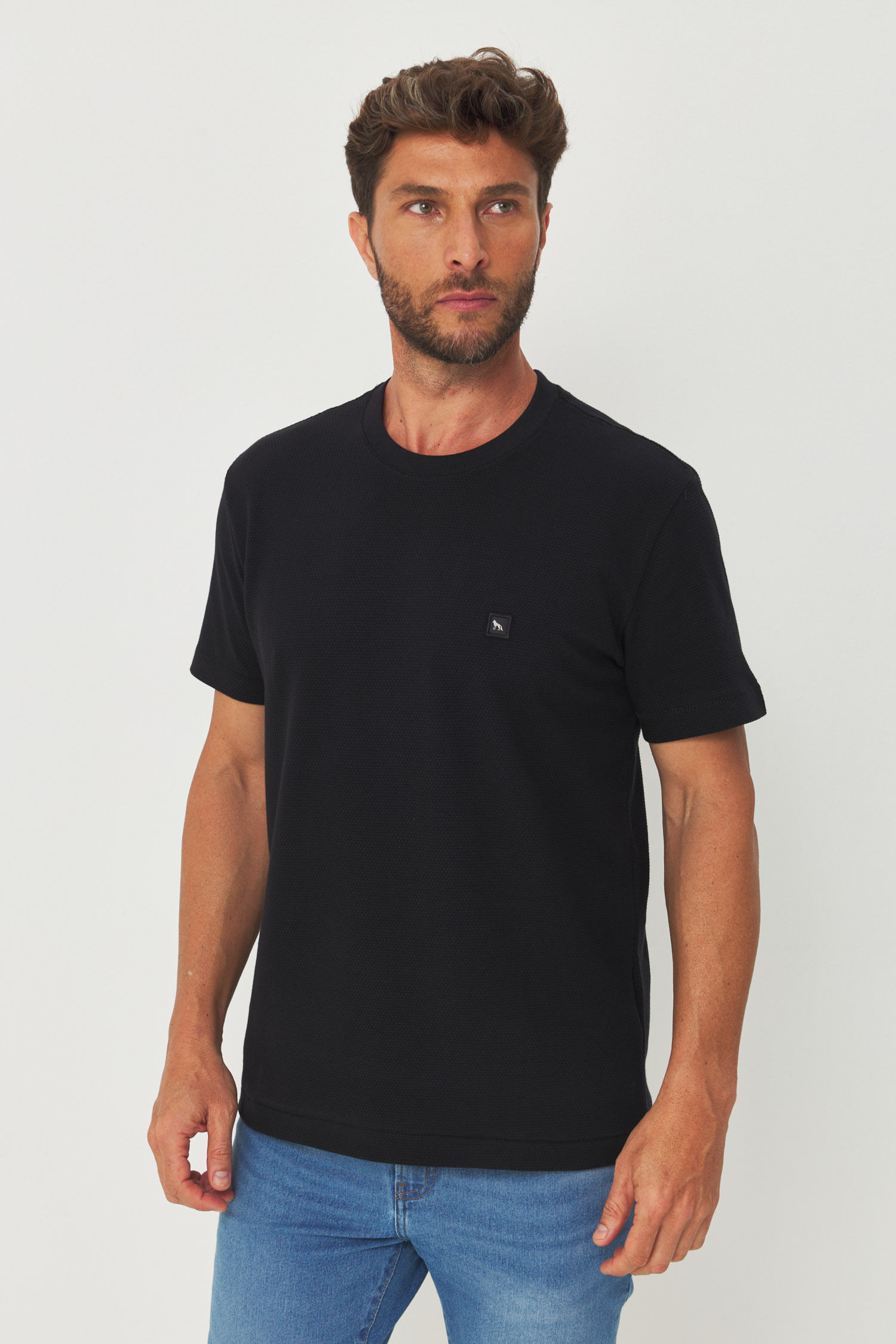 Camiseta Square Minimalista Masculina Acostamento