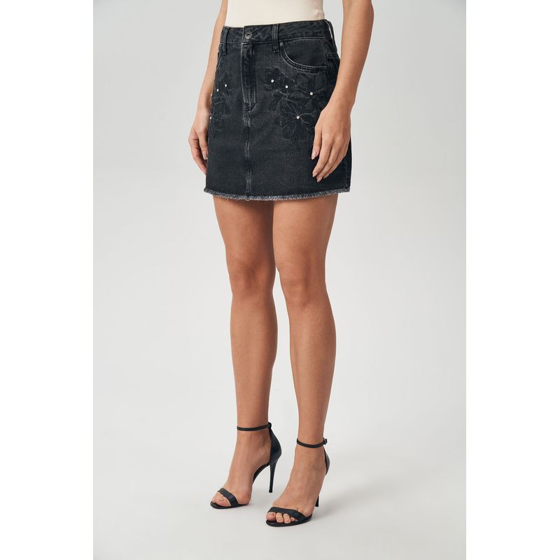 Saia-Jeans-Bordada-Feminina-Acostamento