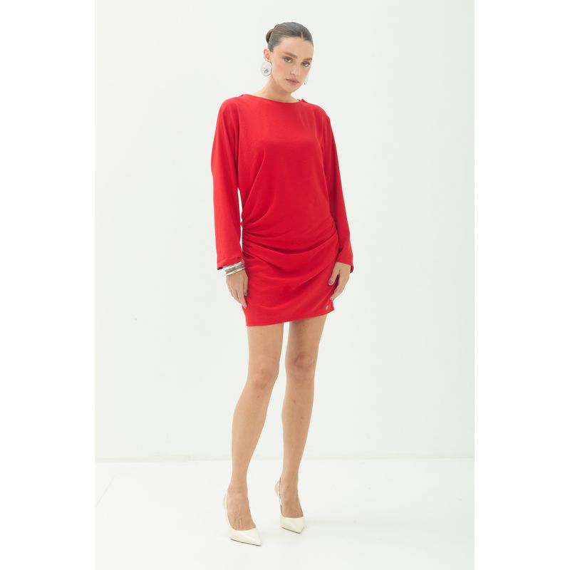 Vestido-Curto-Com-Decote-Costas-ACT-Feminino