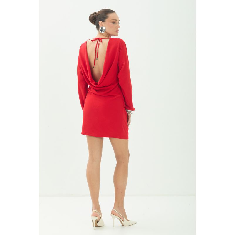 Vestido-Curto-Com-Decote-Costas-ACT-Feminino