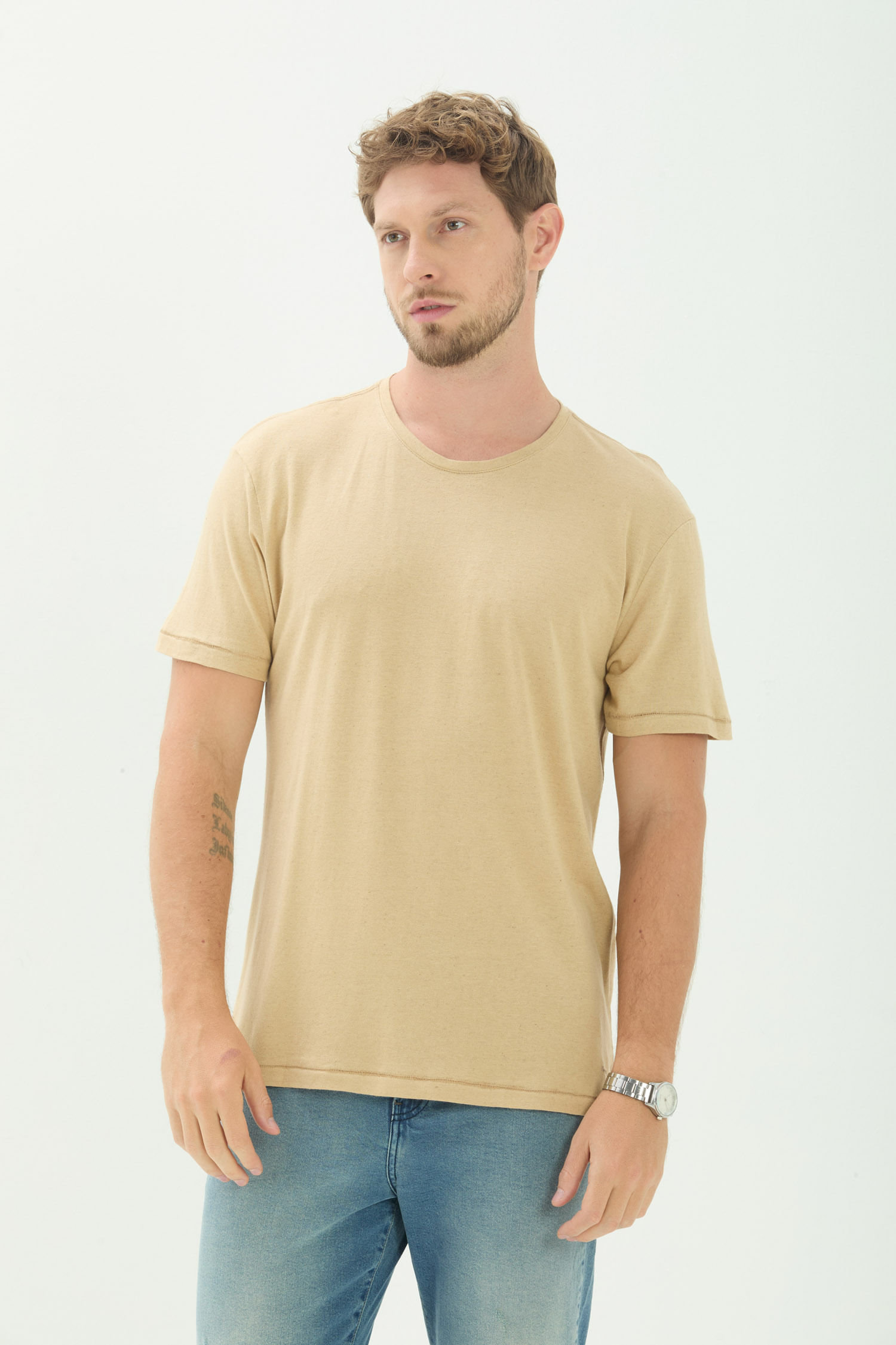 Camiseta Minimalista Masculina Acostamento