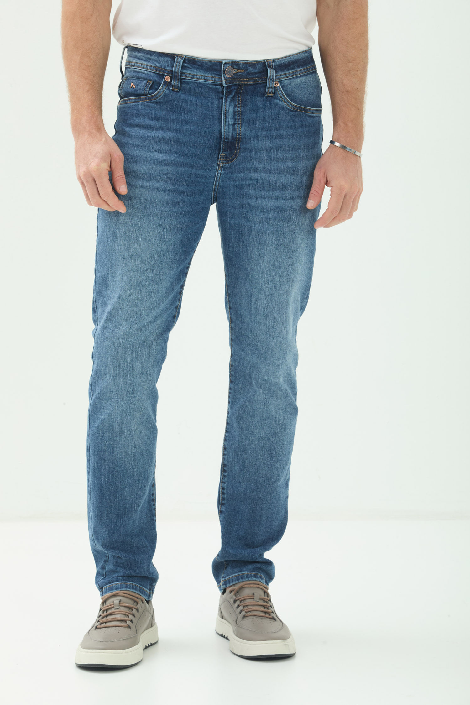 Calça Jeans Rock Casual Masculina Acostamento
