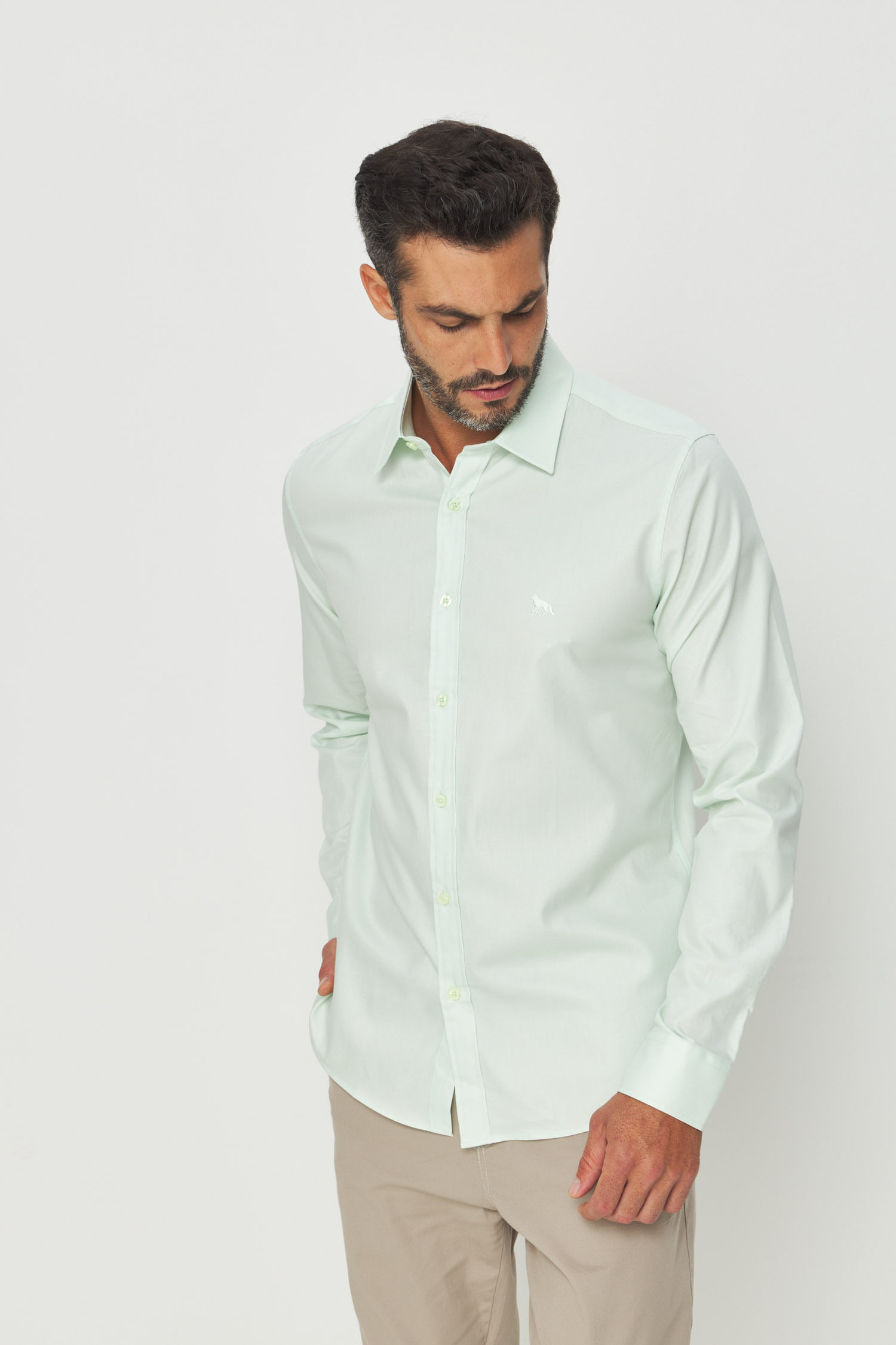 Camisa Cotton Básica Masculina Acostamento