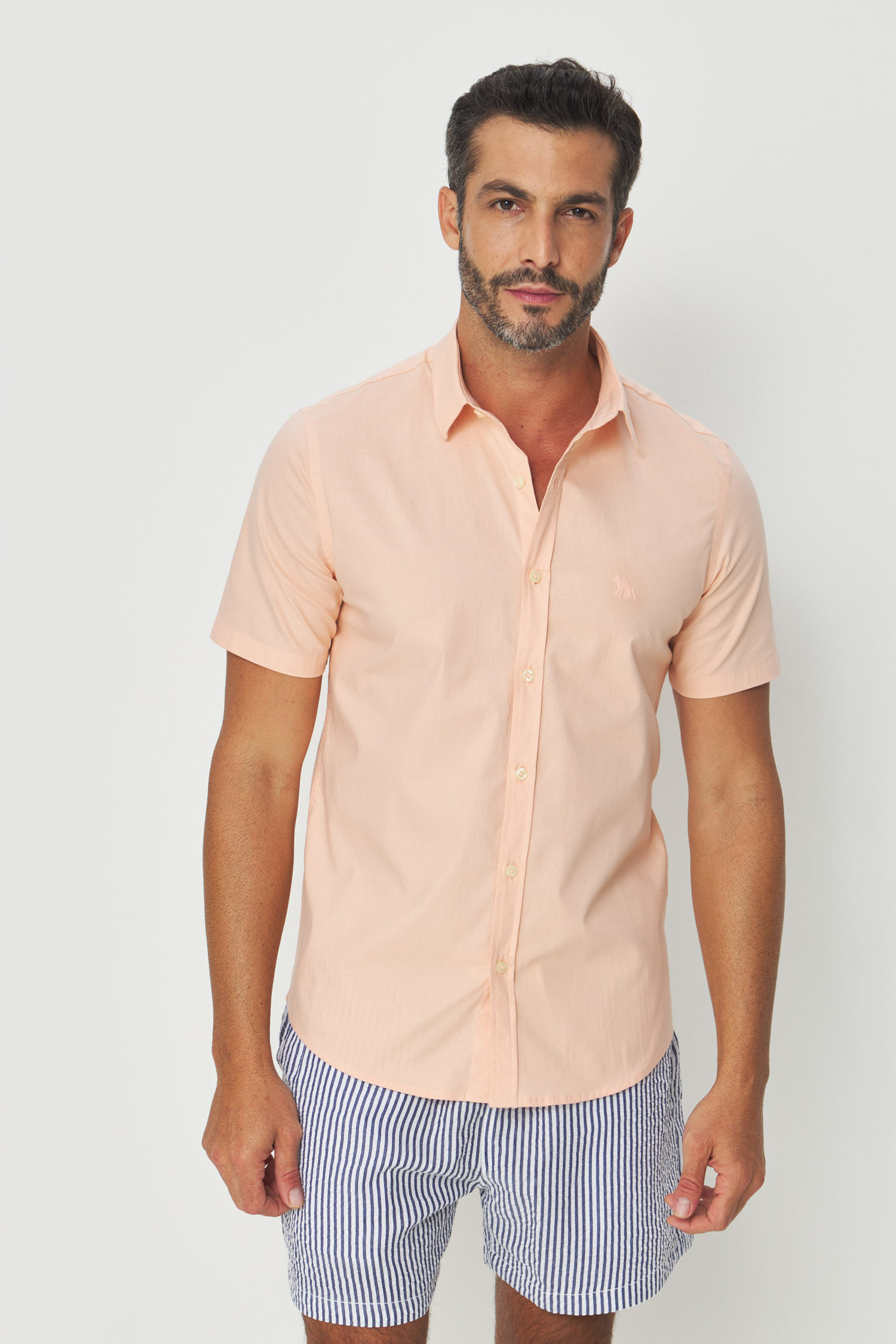 Camisa Classic Basic Masculina Acostamento