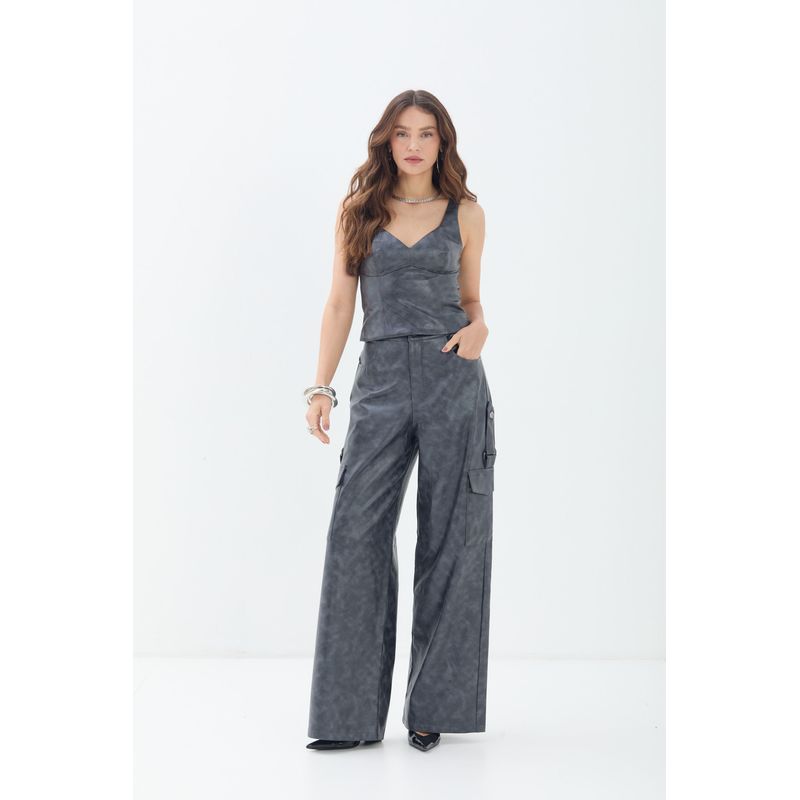 Calca-PU-Cargo-Wide-Leg-ACT-Feminina