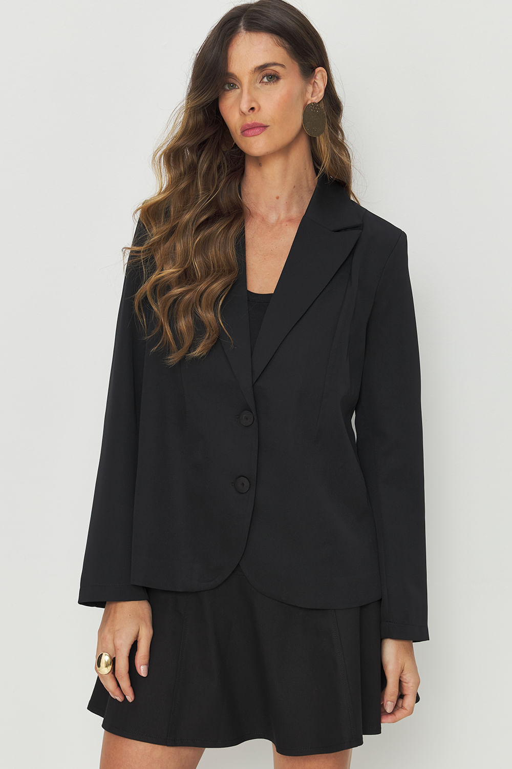 Blazer Alfaiataria Clássico Elegante ACT Feminino
