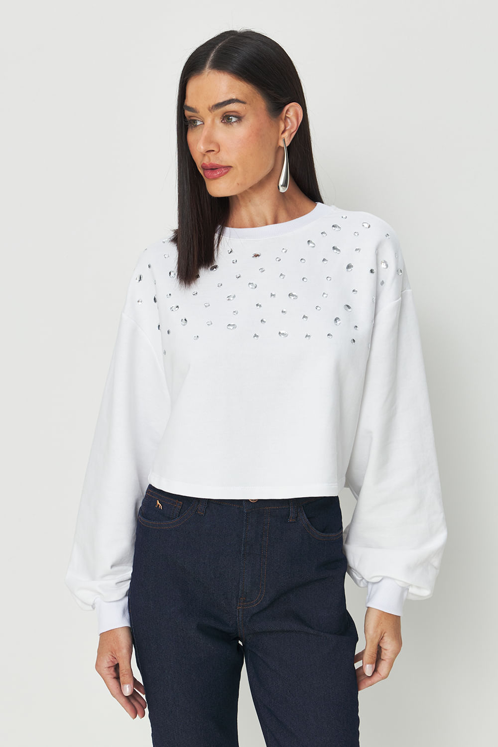 Blusão Moletom Cristal Feminino Acostamento