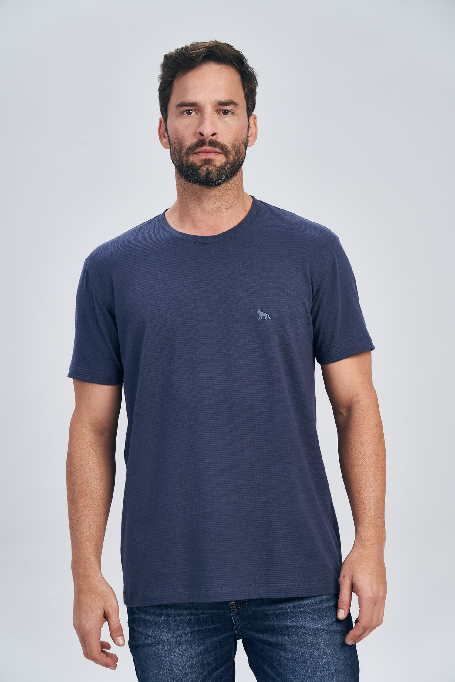 Camiseta Square Casual Masculina Acostamento
