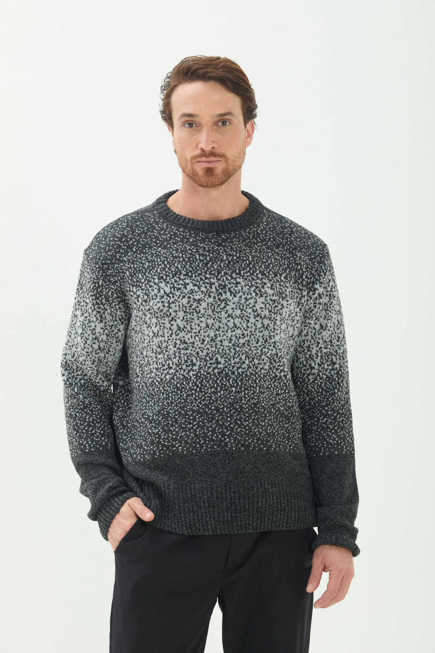 Suéter Tricot Degradê Masculino Acostamento