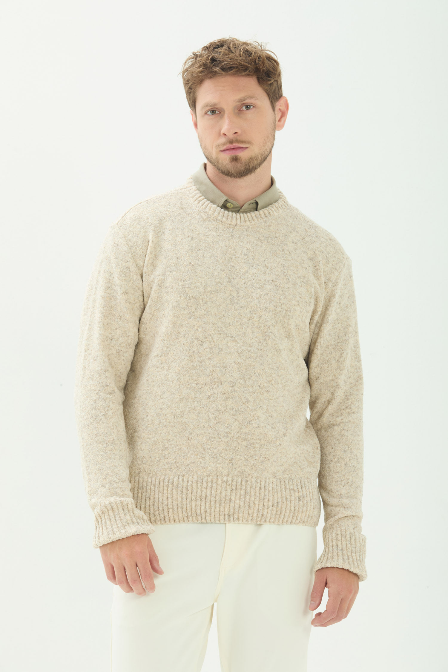 Suéter Tricot Masculino Acostamento